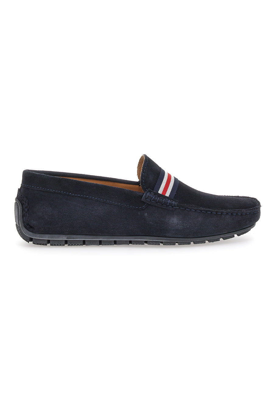 Mocassino in pelle scamosciata Blu notte Max Dillan 05