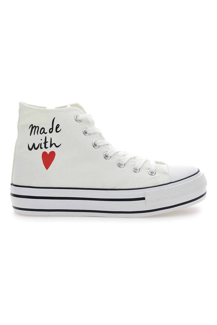 Sneakers Mid Cut Bianche Energy 112