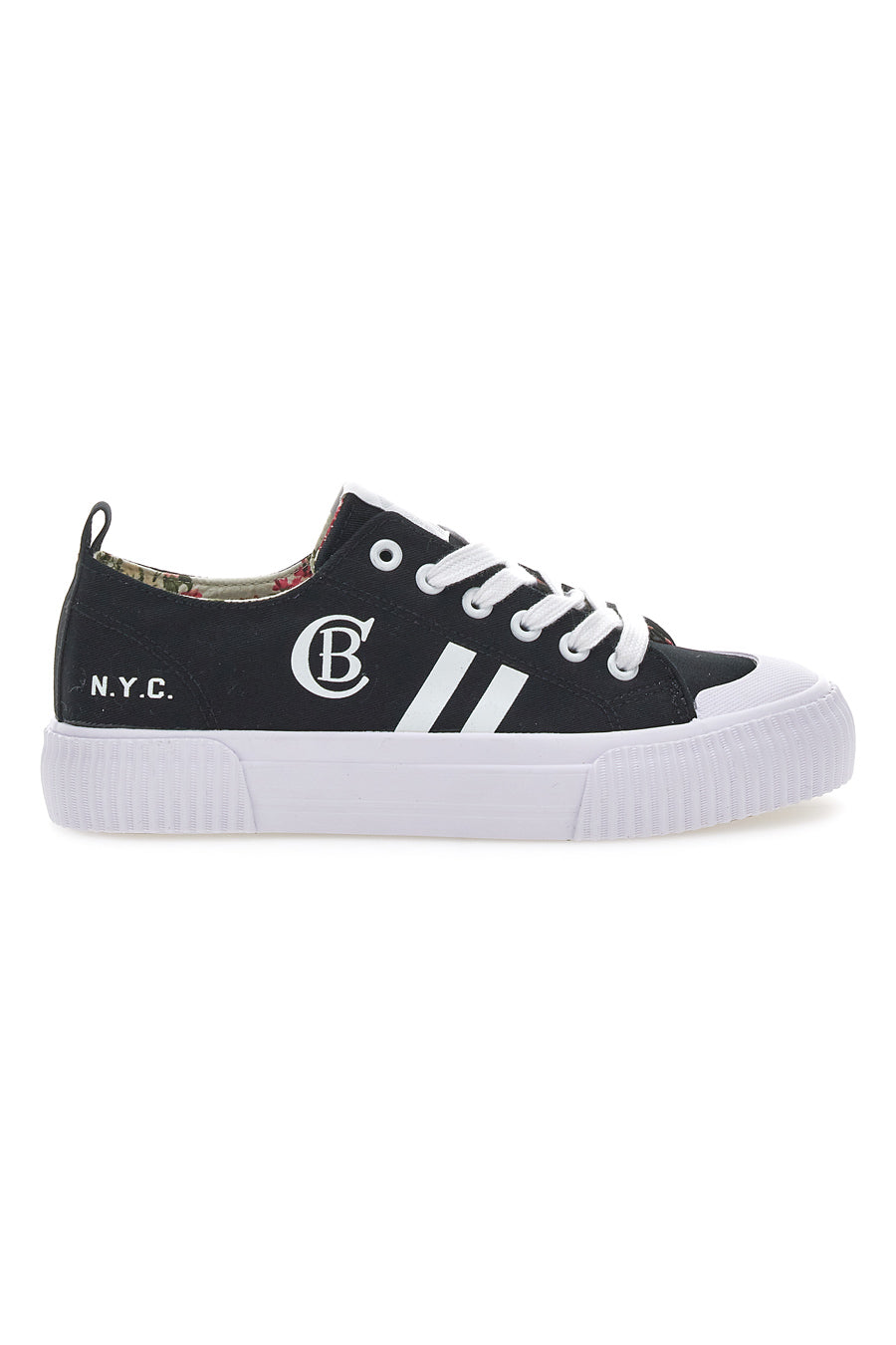 Sneakers Low Nere Cotton Belt Vesuvio