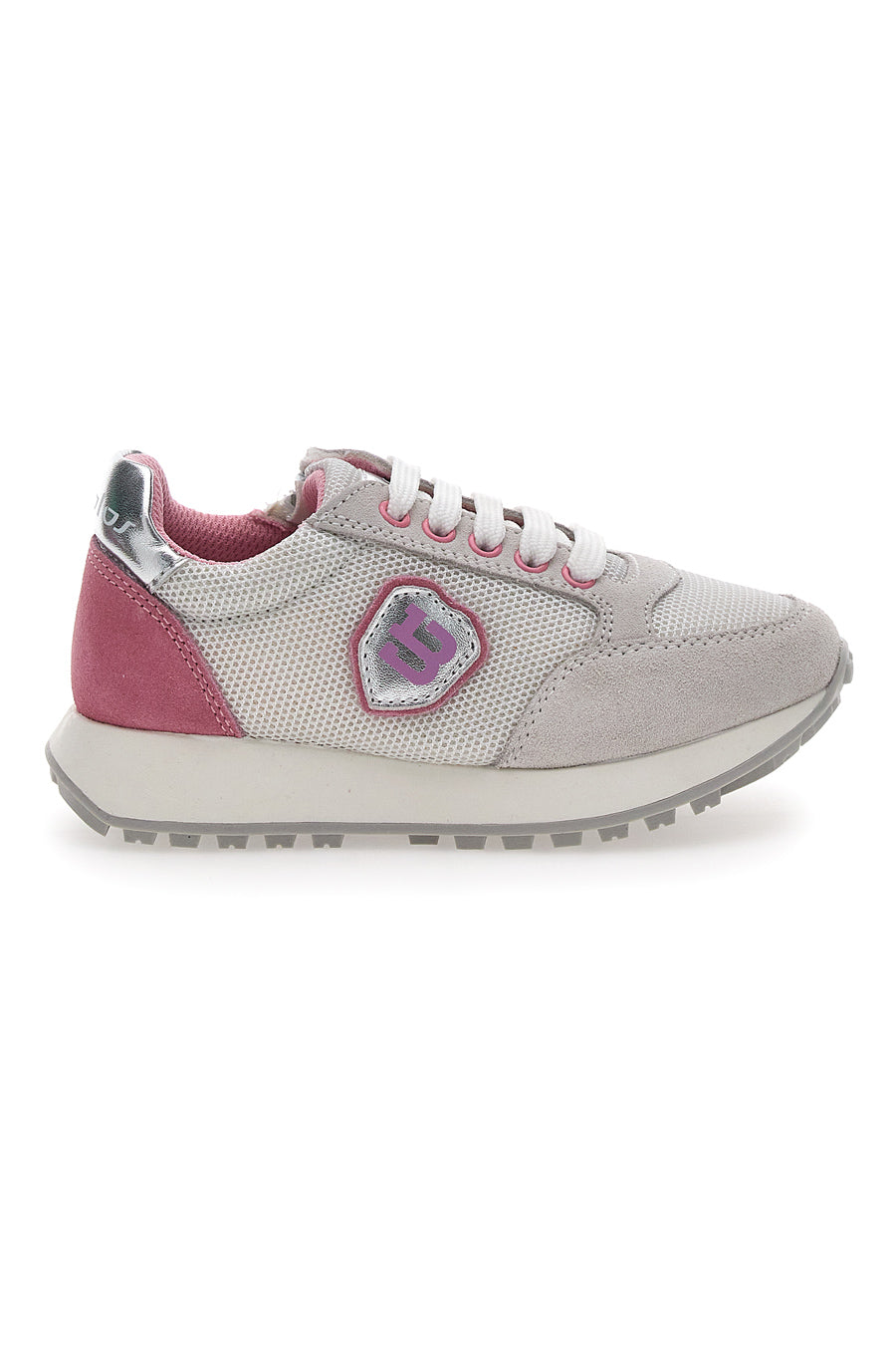 Sneakers casual Byblos 154 Bianco Grigio Rosa