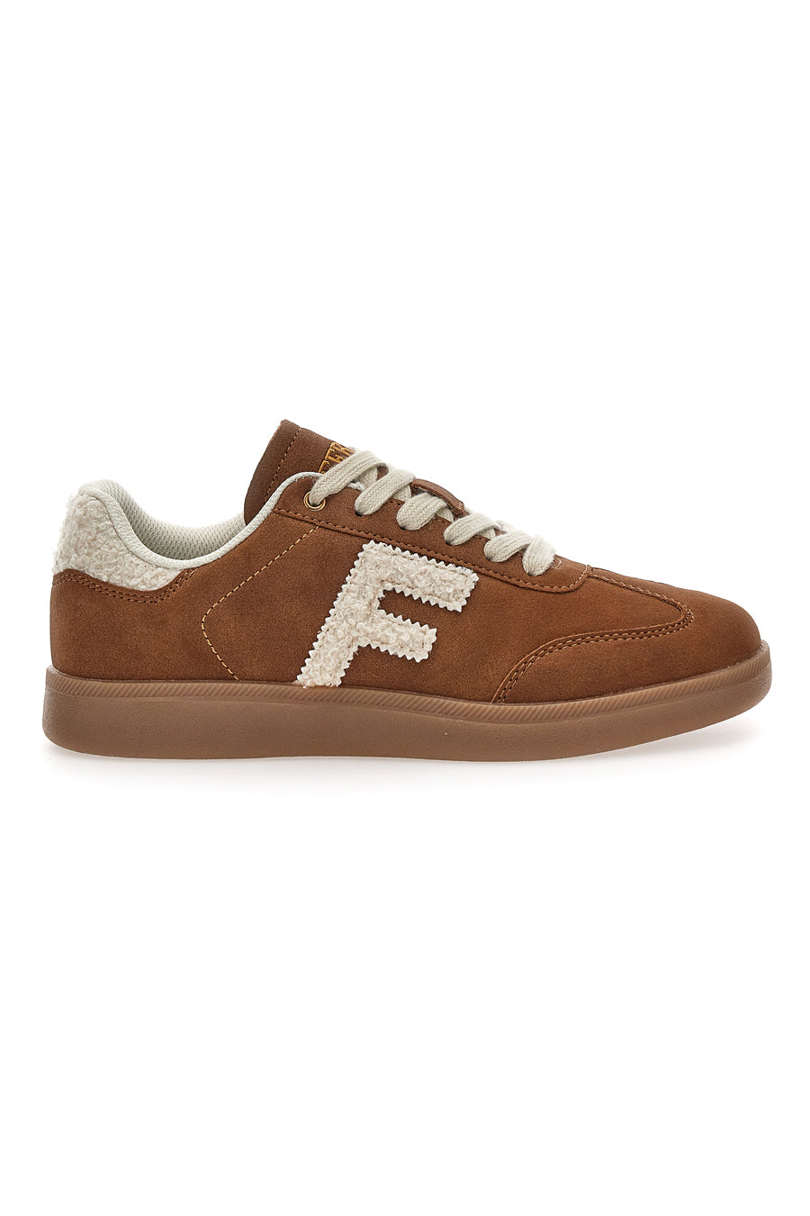 Sneakers marroni in effetto suede Ferre' F501C532