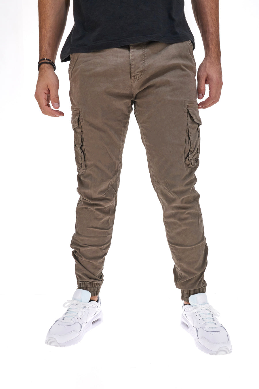 Pantaloni Cargo con Polsino Khaki Boardman 2750