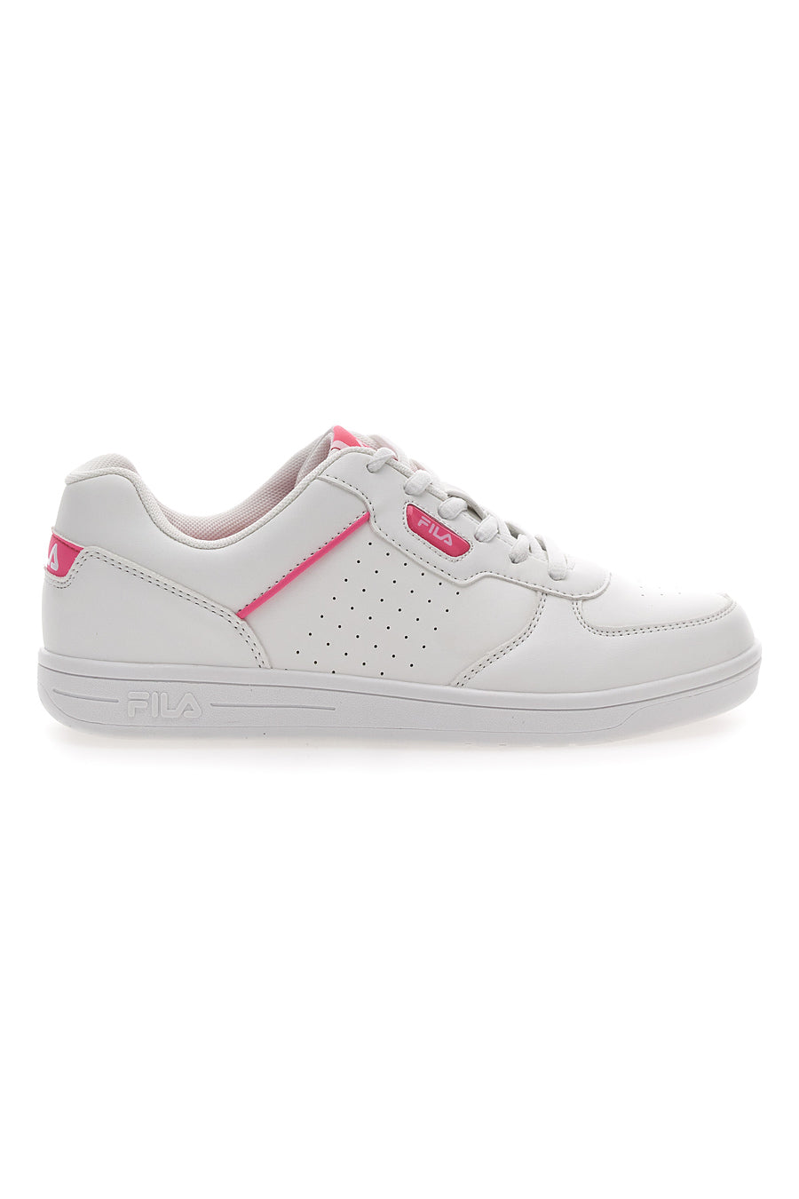 Sneakers Fila Court Teens Bianche e Rosa