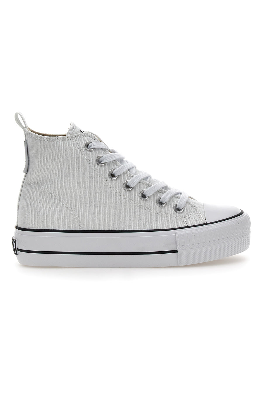 Sneakers Mid-Cut British Knights Kaya Platform Bianche