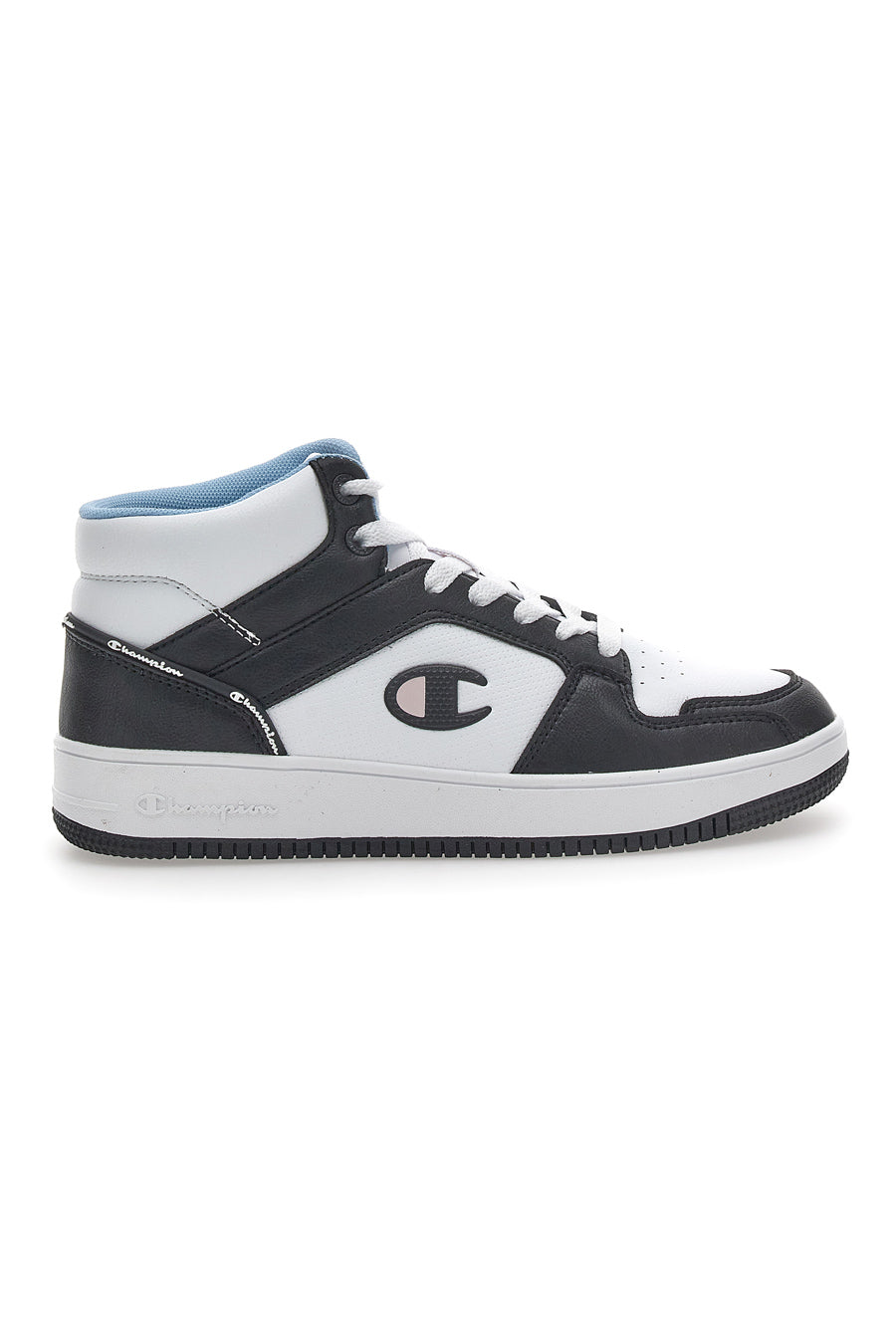 Sneakers Mid Cut Champion Rebound 2.0 Mid Bianche-Nere