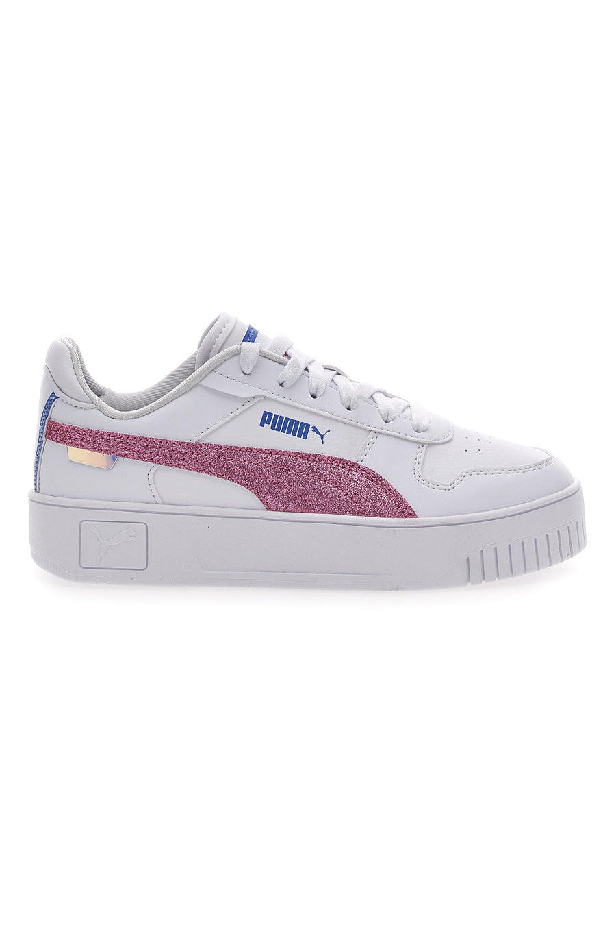 Sneakers Bianche e Rosa Puma Carina Street Deep Dive Jr