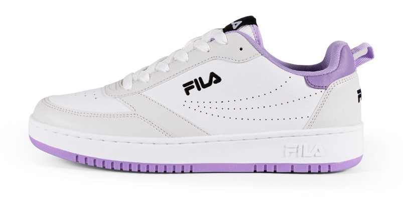 Sneakers Bianche e Suola Lilla Fila Raga Wmn