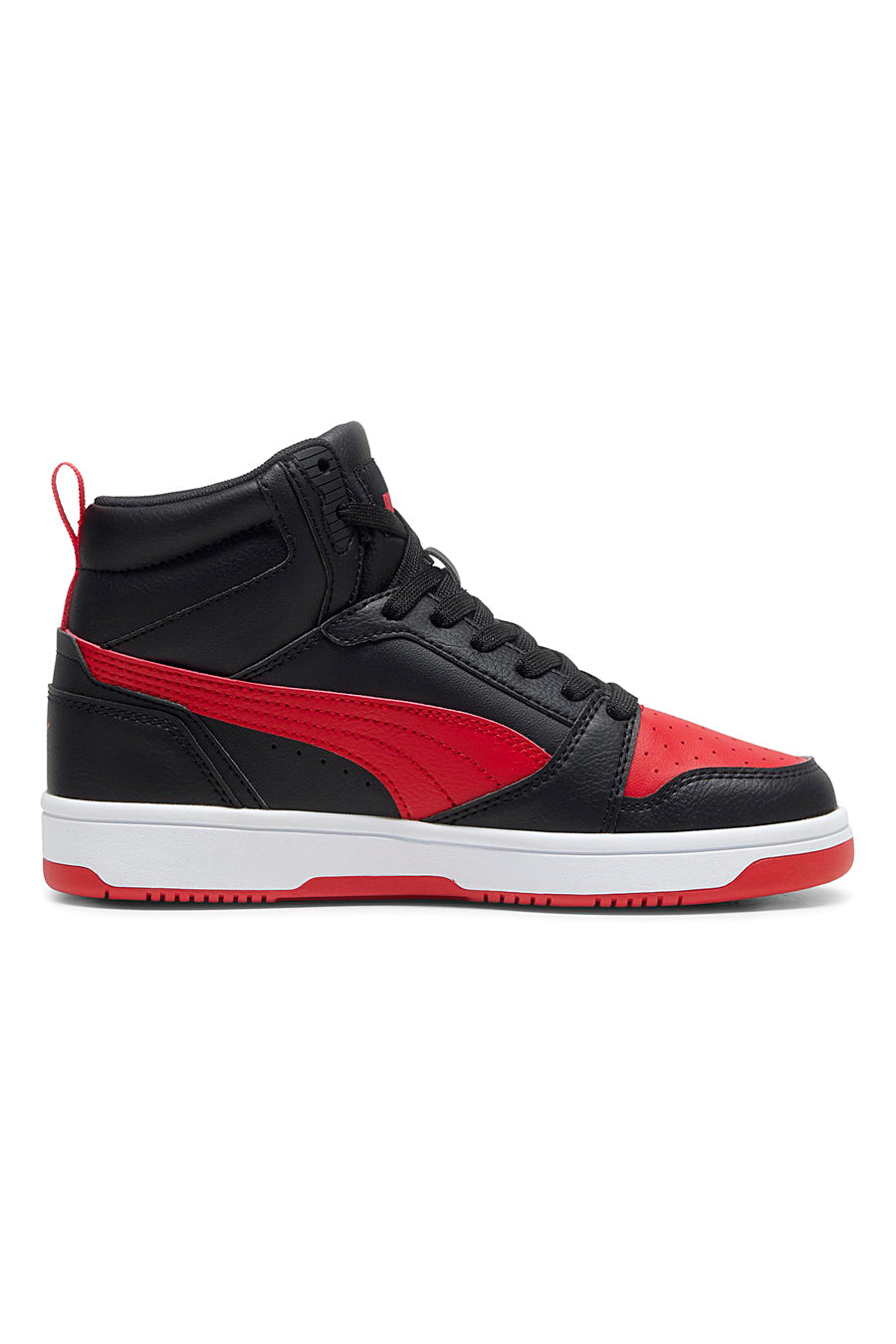 Sneakers Alte Nere e Rosse Puma Rebound V6 mid