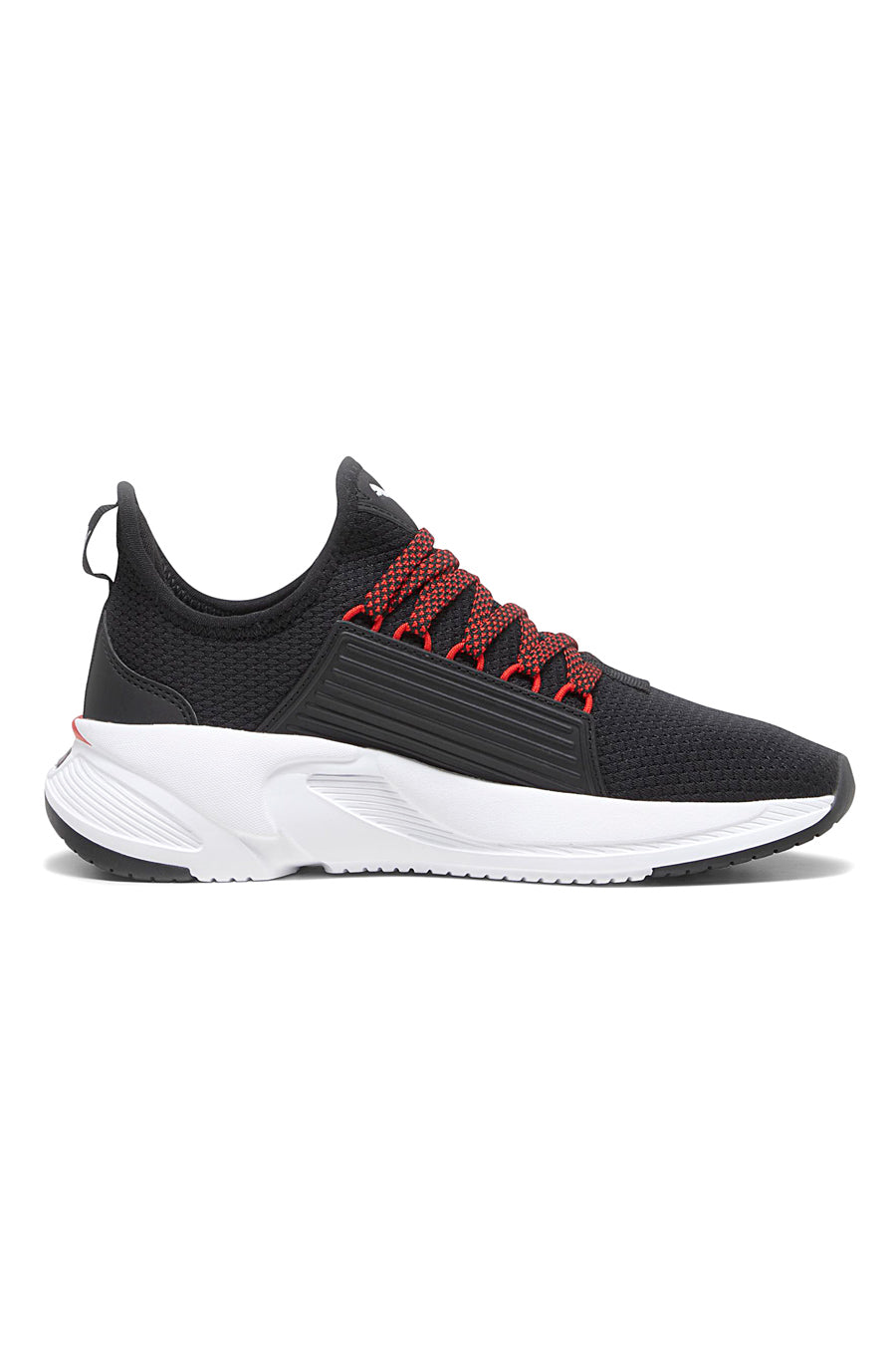 Sneaker slip op nera e rossa soletta Puma PREMIER SLIP ON JR