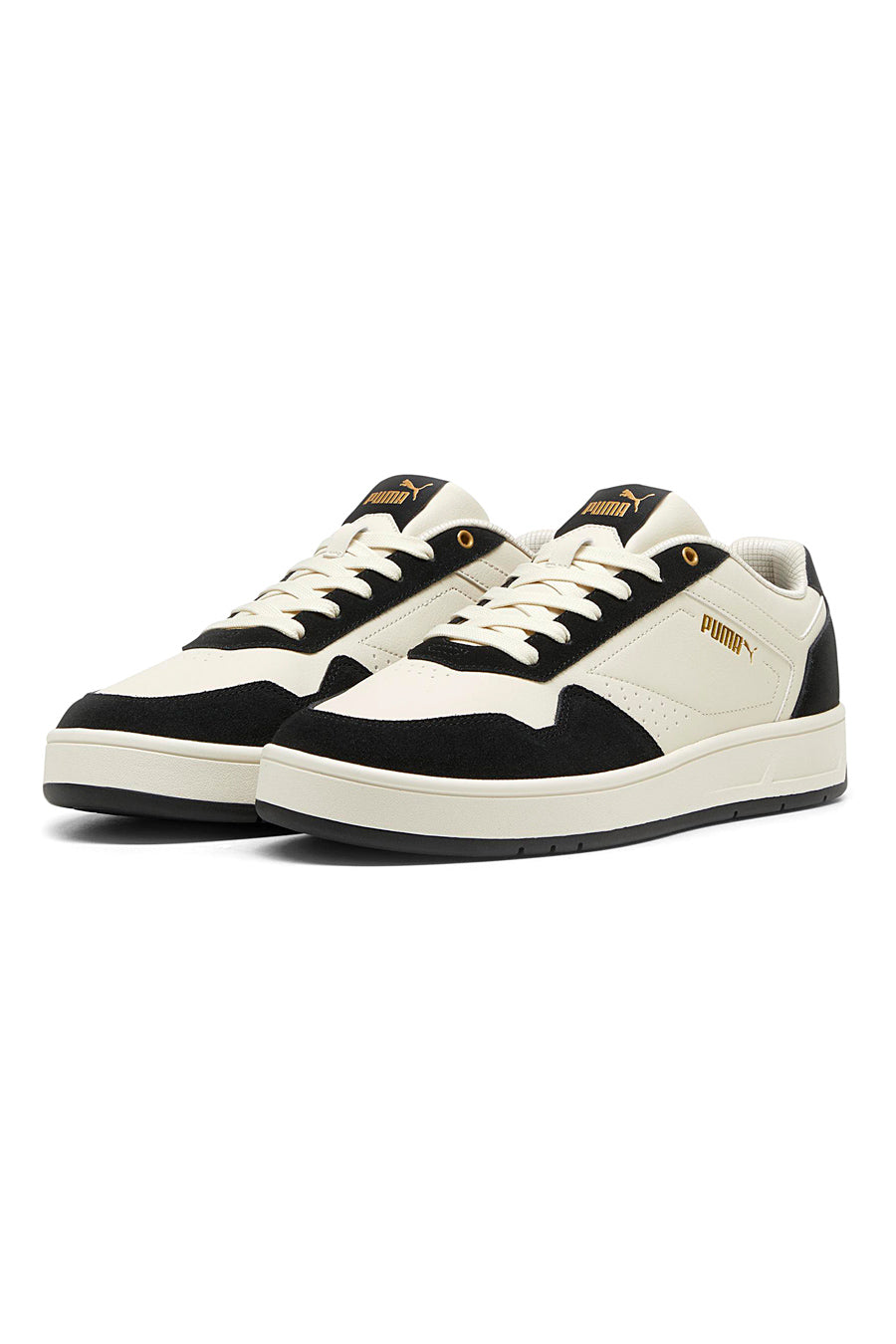 Sneakers Bianche e Marroni Puma Court Classic SD