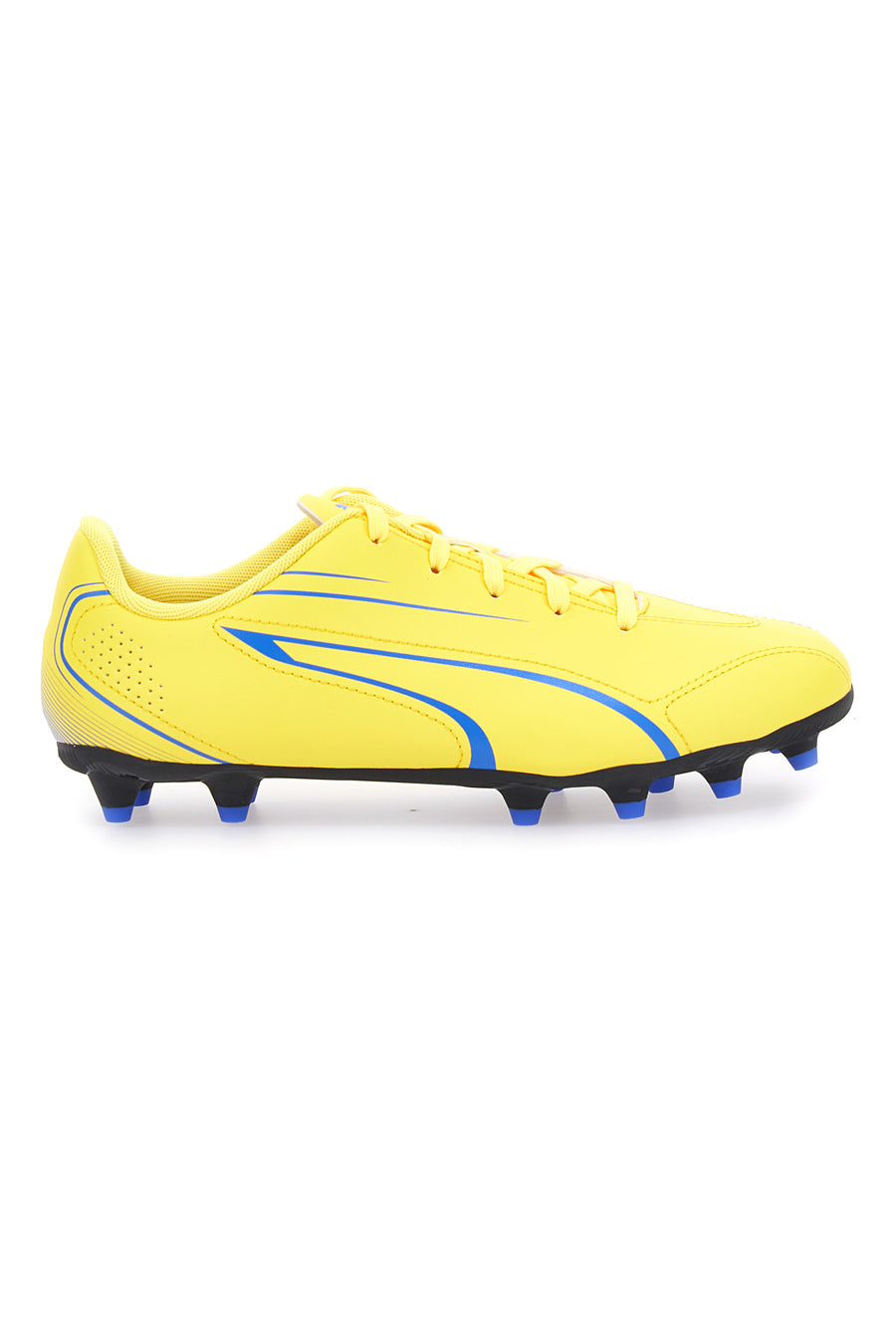 Scarpe da calcio per terreni duri gialle Puma Vitoria FG/AG JR