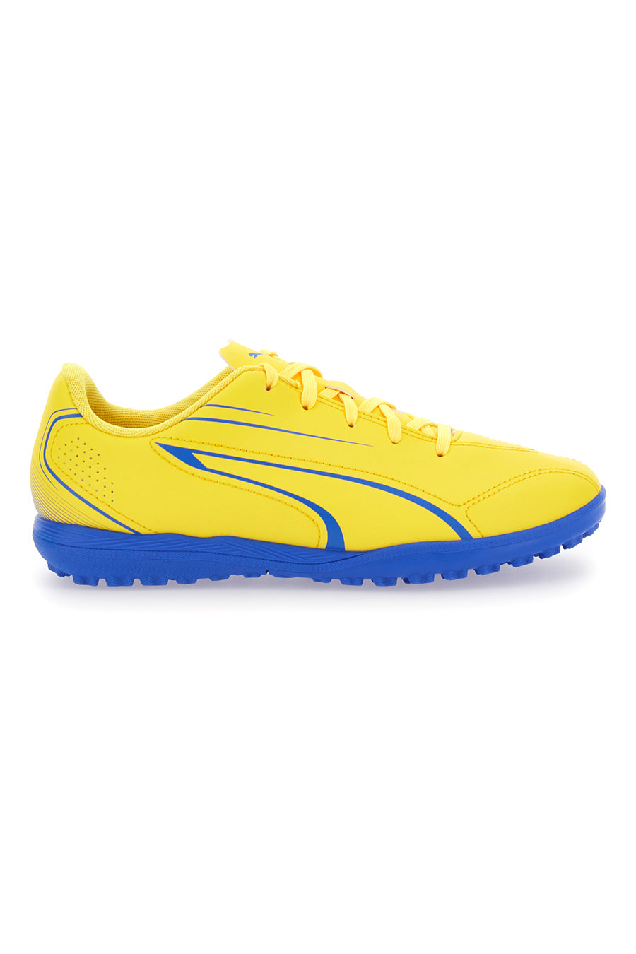 Scarpe da Calcetto Gialle e suola blu Puma Vitoria TT JR