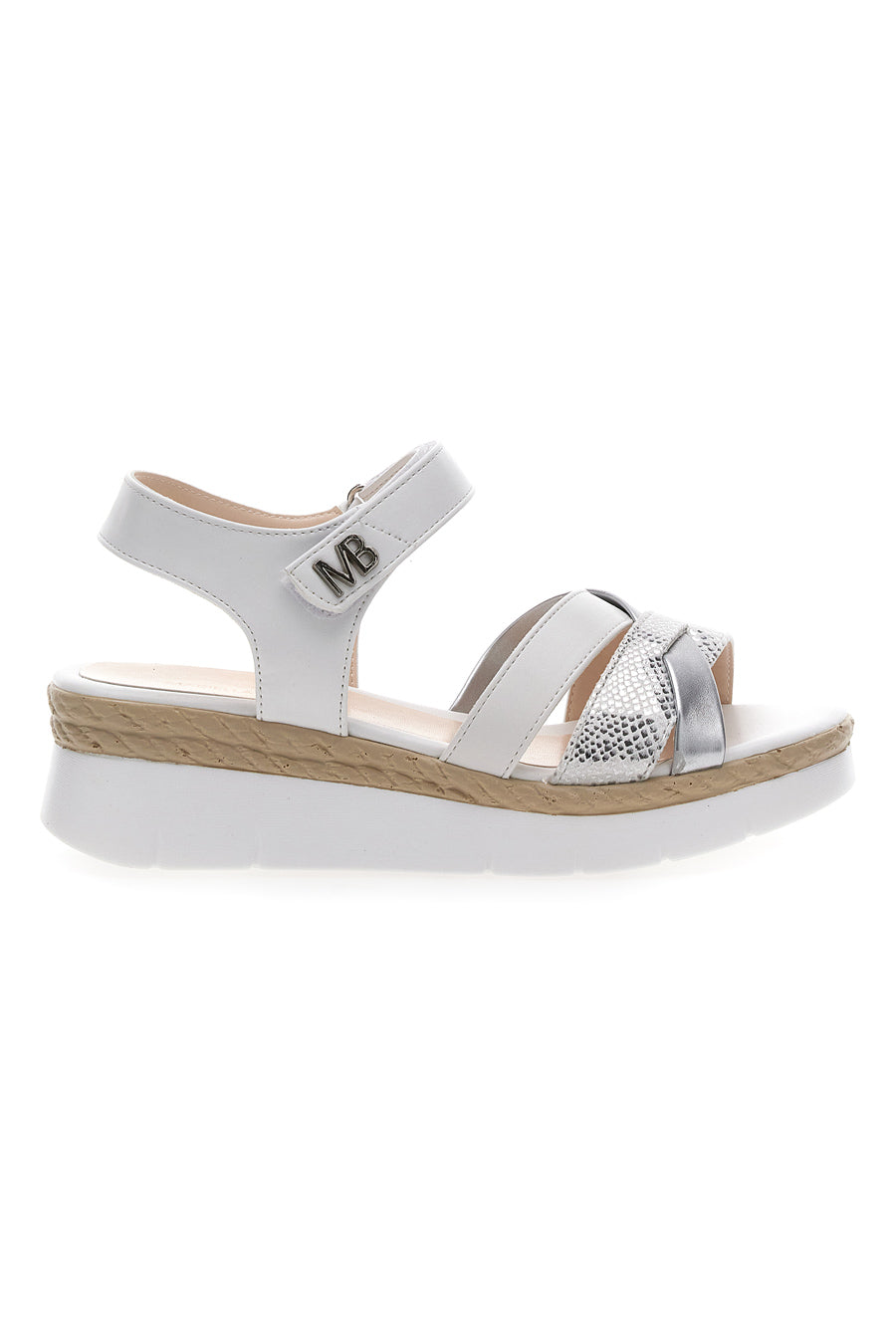 Sandali Bianchi Con Platform Mariella Burani 50632