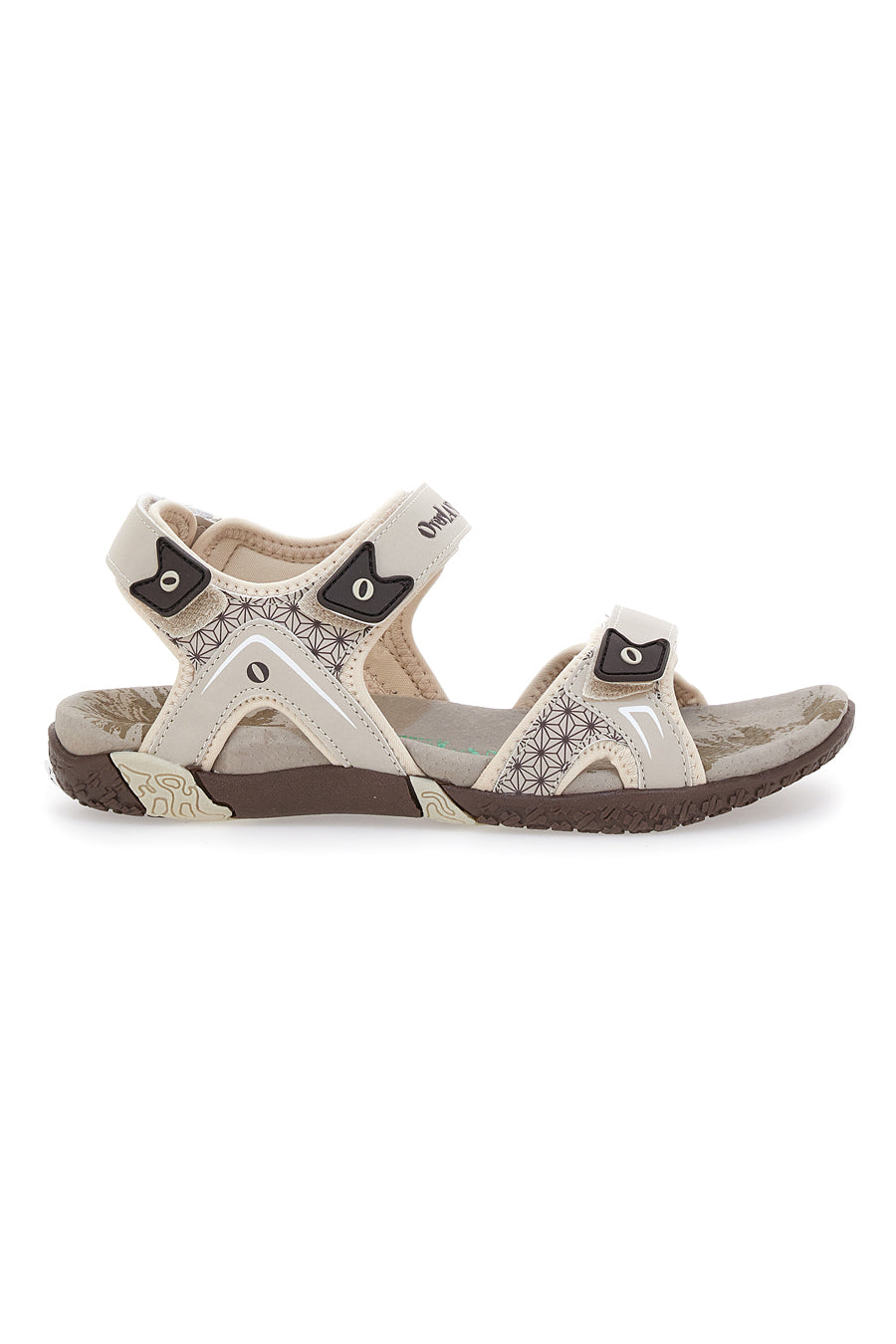 Sandali Sportivi Beige Con Strappi Overland 22324