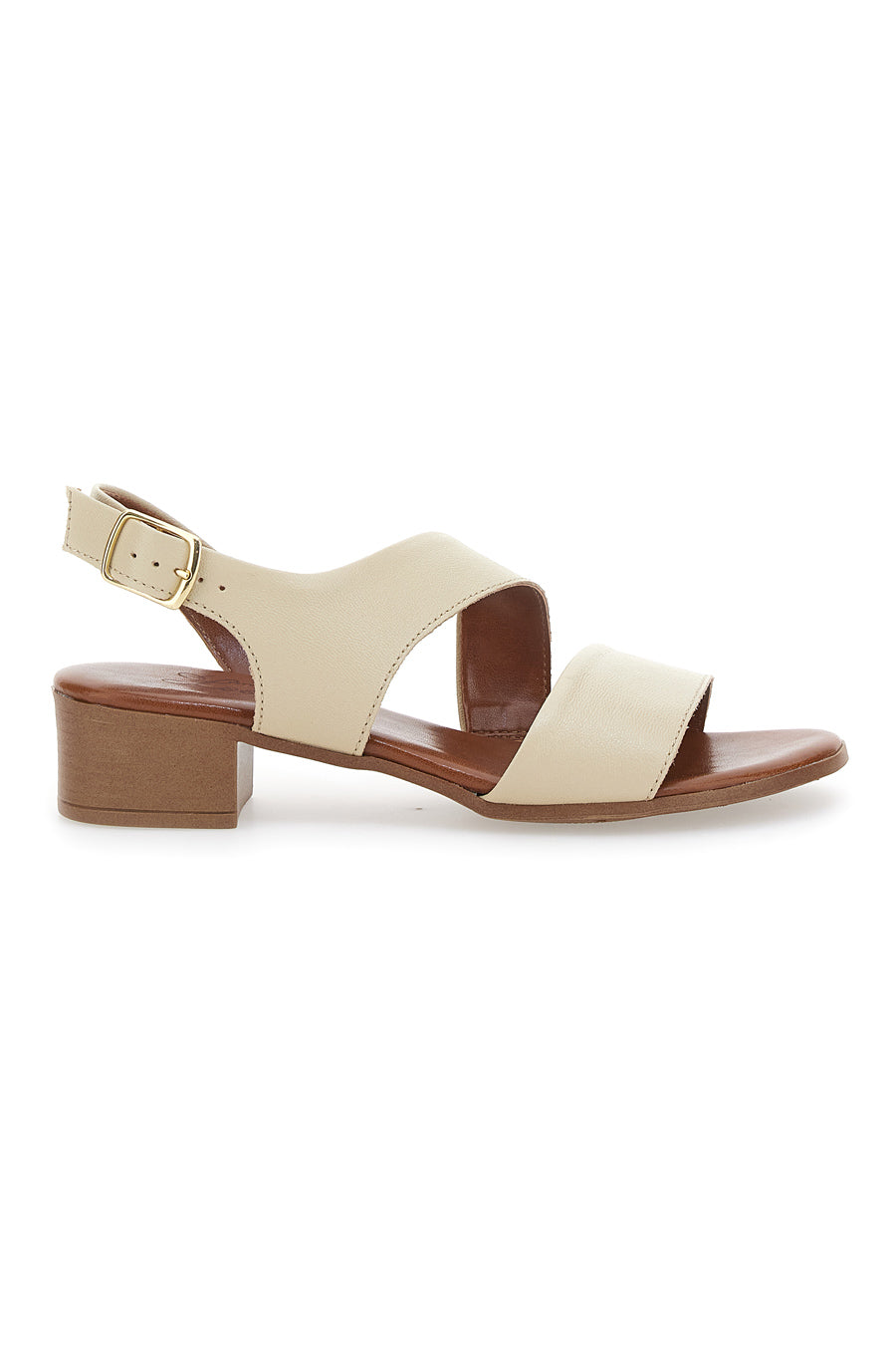 Sandali Sand In Vera Pelle Con Tacco 4 Cm Pittarello Look 243080