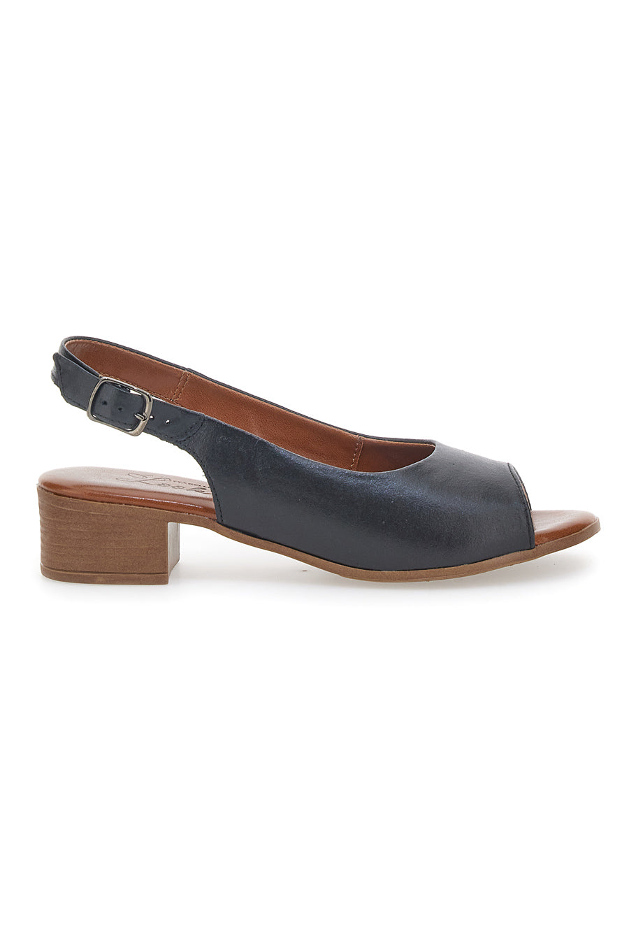 Sandali Flat Neri In Vera Pelle Pittarello Look 243065