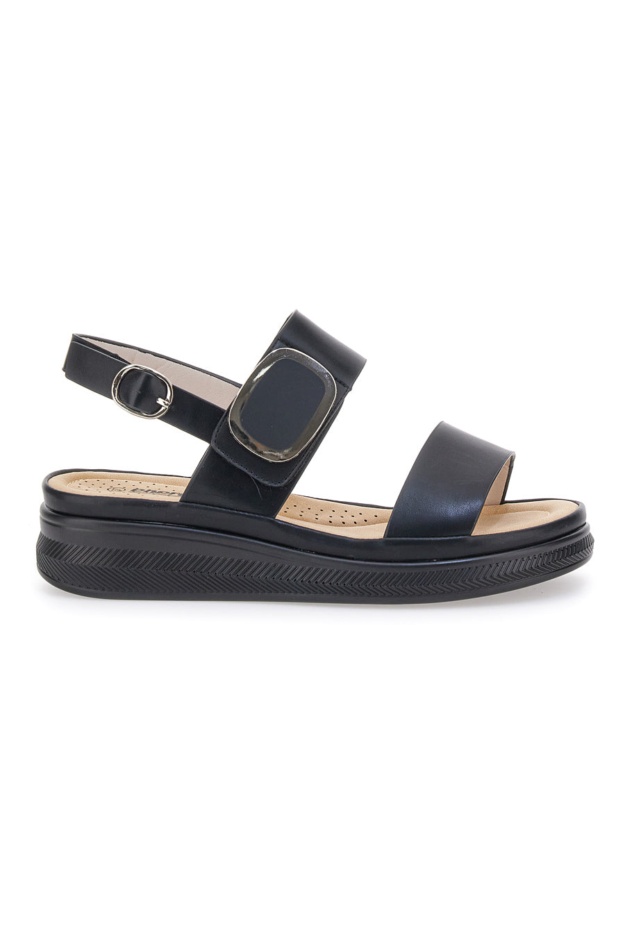 Sandali Nero Con Platform Energy 463