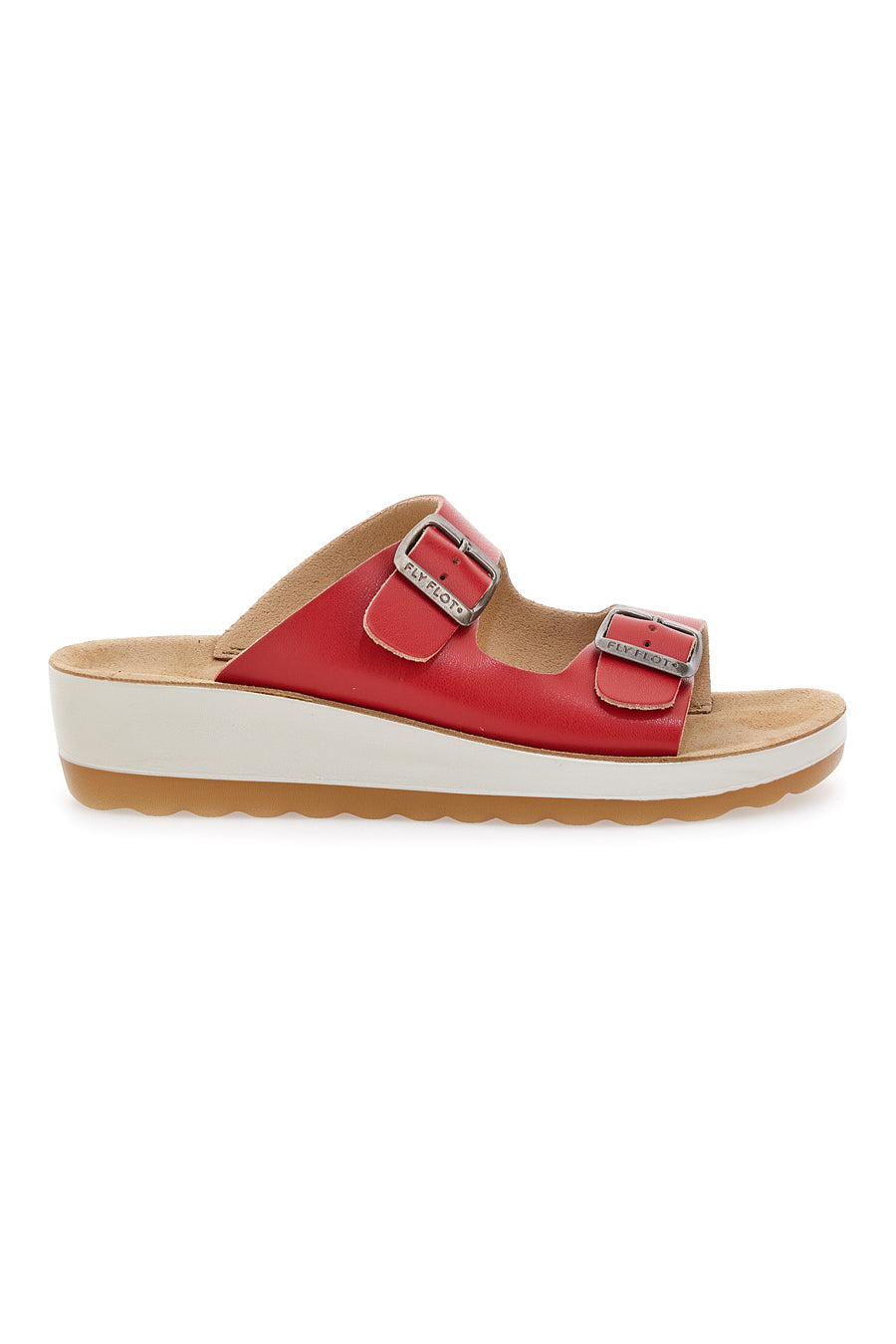 Ciabatte Rosse Con Fibbie Fly Flot 42642