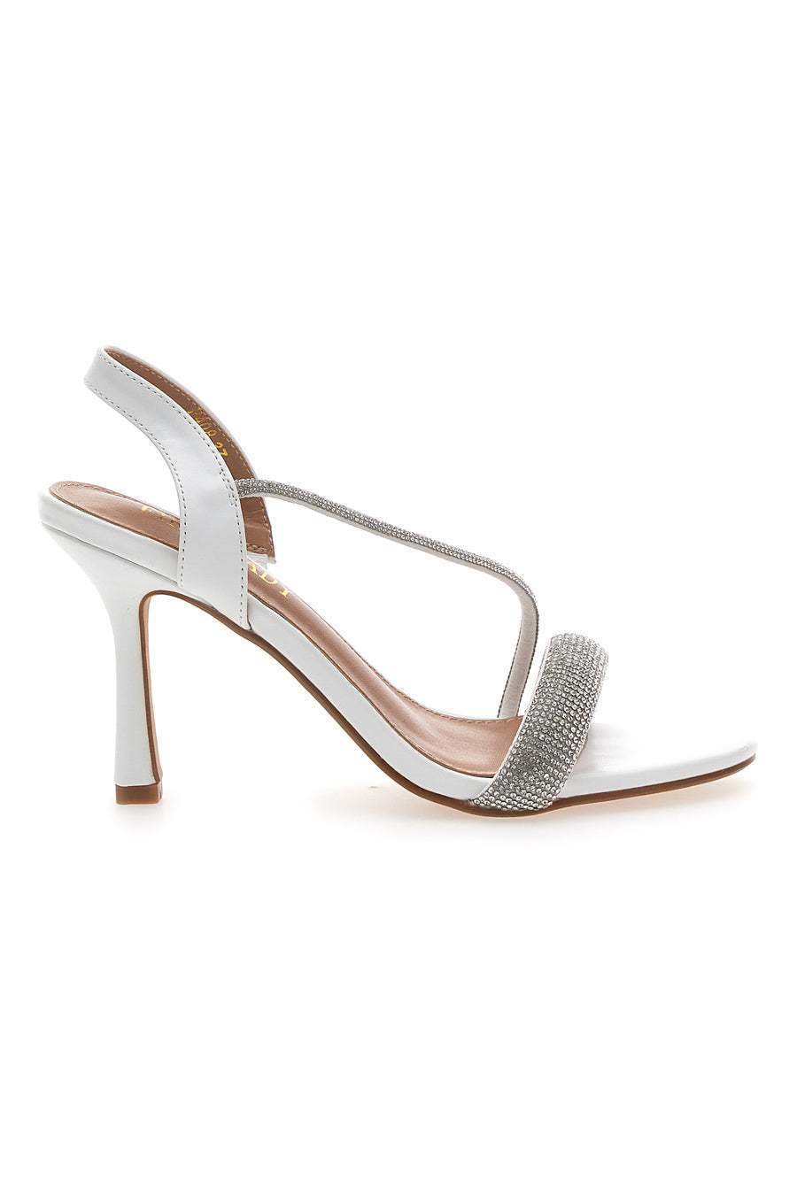 Sandali Bianchi con Strass First Lady 408