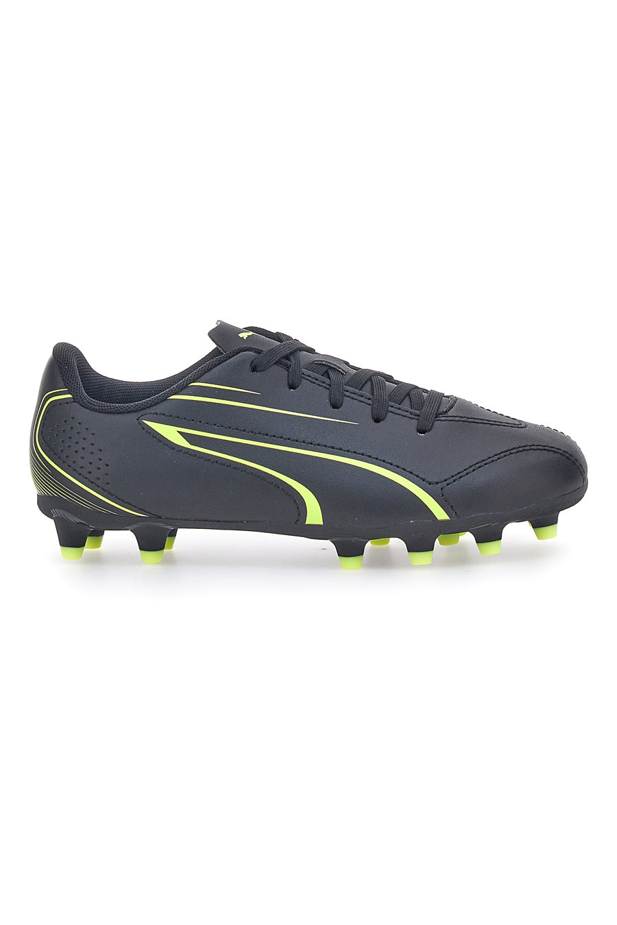 Scarpe da Calcio Nere Con Fregio Laterale Puma Vitoria Fg/Ag Jr