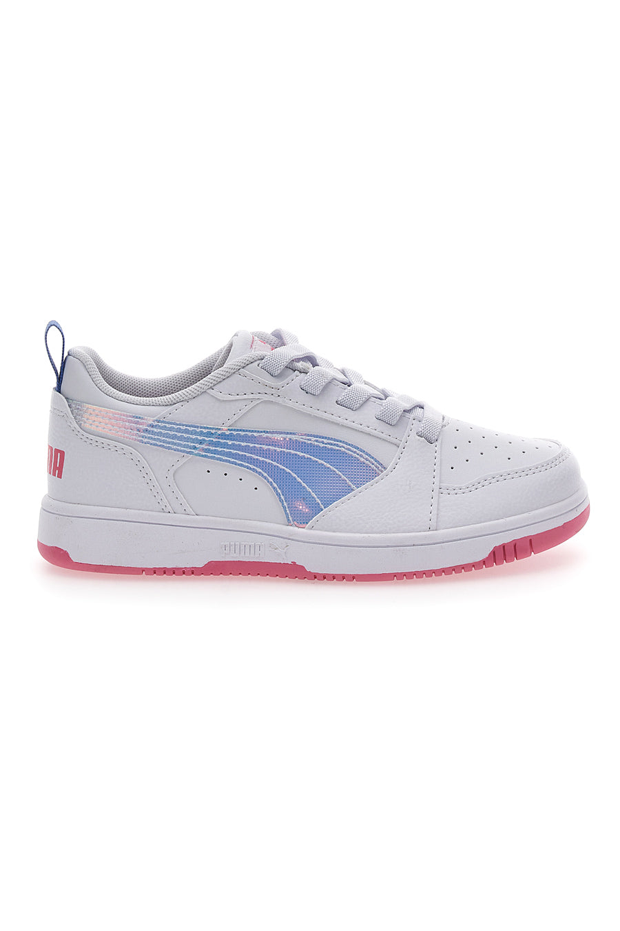 Sneakers Bianche e Rosa Puma Rebound V6 Lo Deep Ac Ps