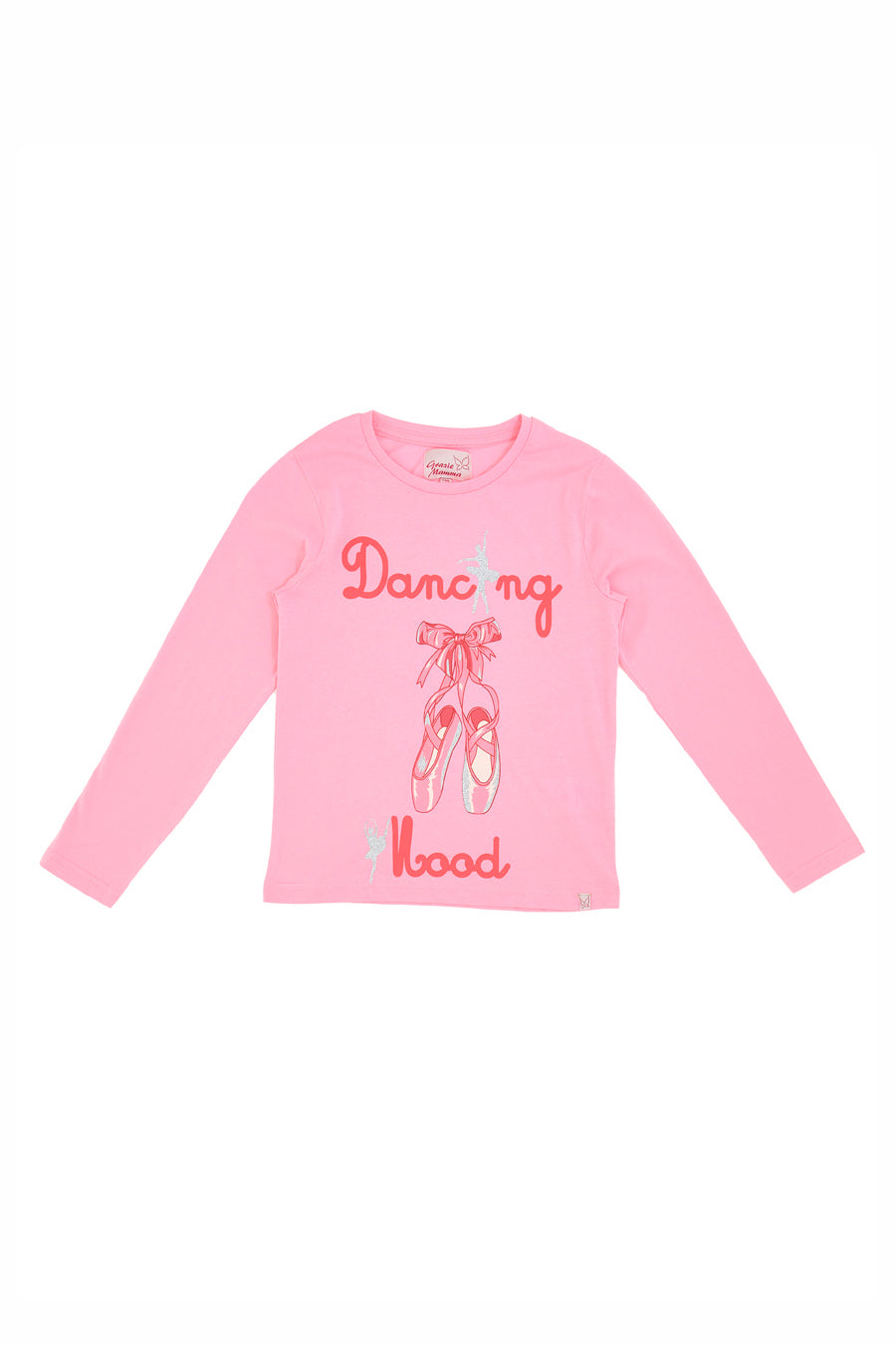 T-Shirt Manica Lunga Grazie Mamma 2003 Rosa