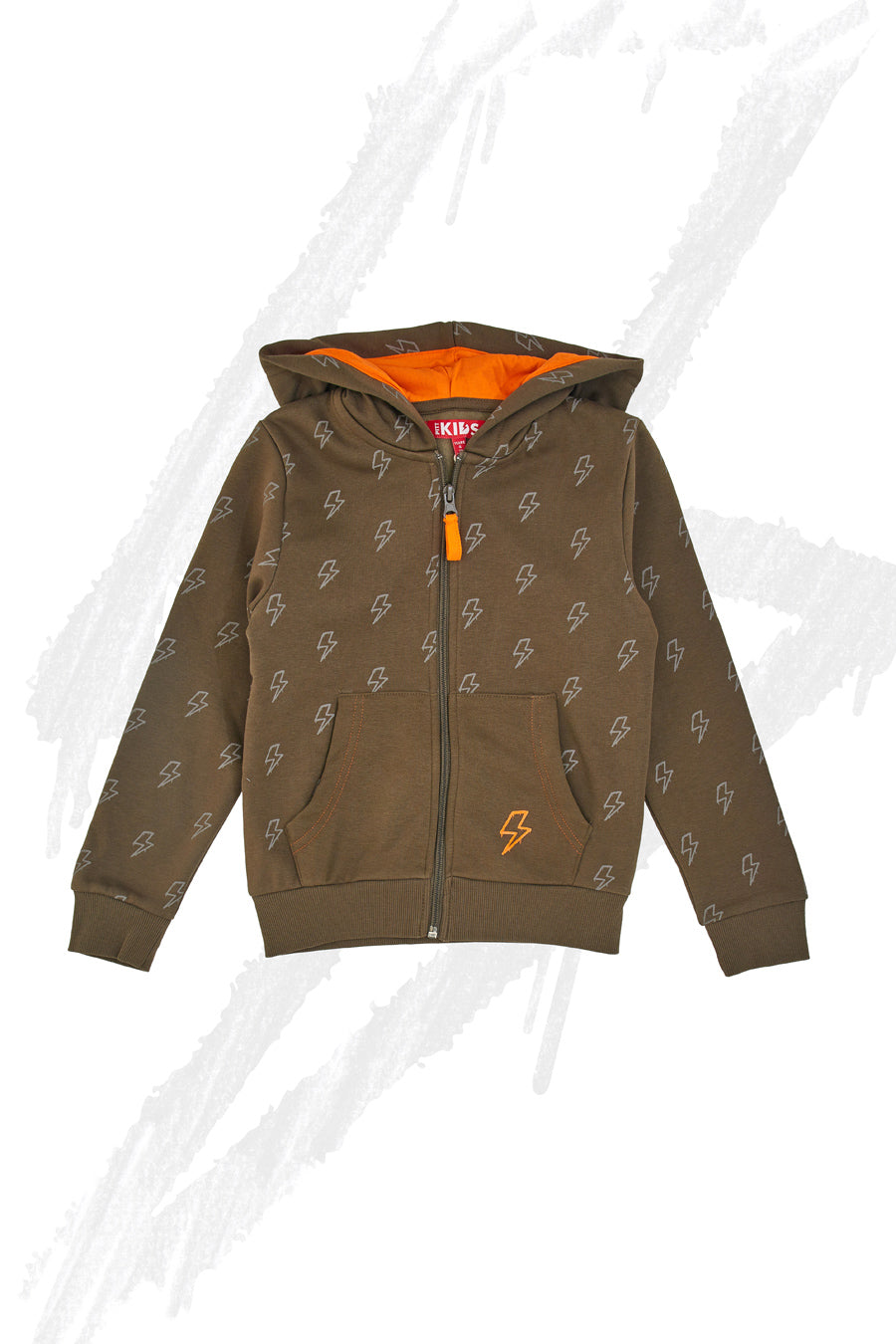 Felpa Verde e Arancio PITT KIDS 6025