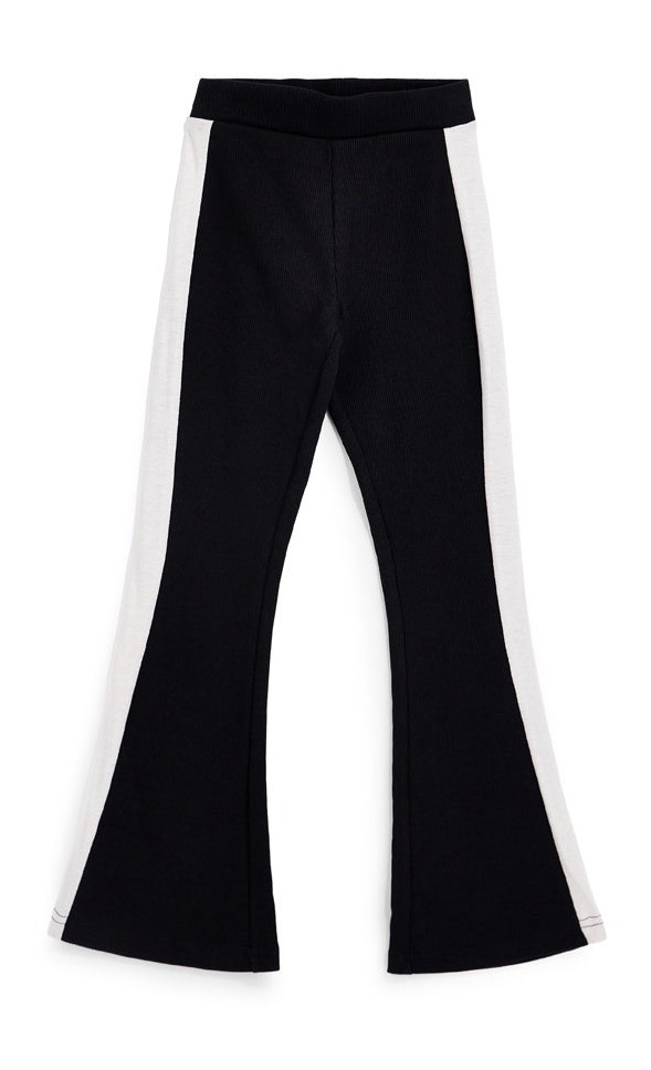 Pantaloni neri con banda laterale Pitt kids PT-G-F-9038