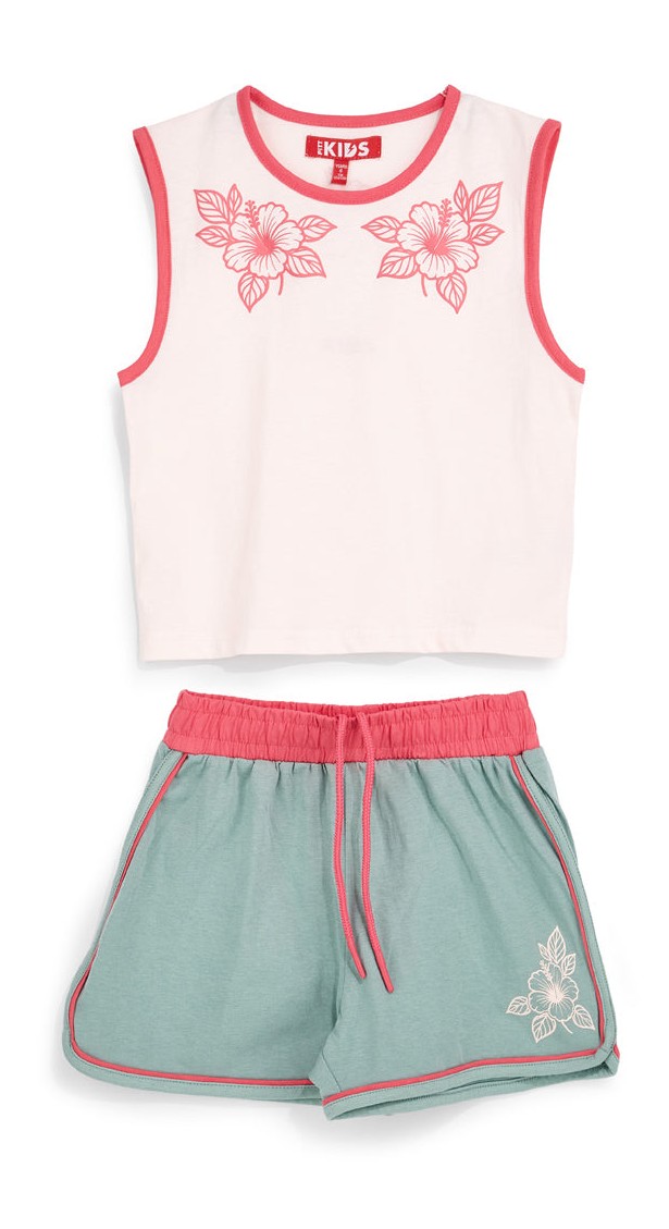Completo bianco e verde Pitt kids PT-G-SE-9003