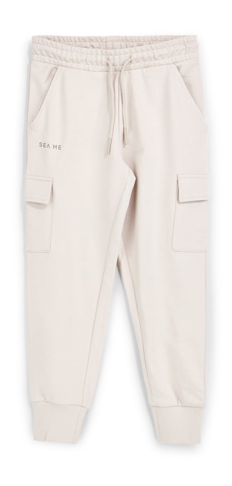 Pantaloni beige con tasche cargo Pitt kids PT-B-P-9031