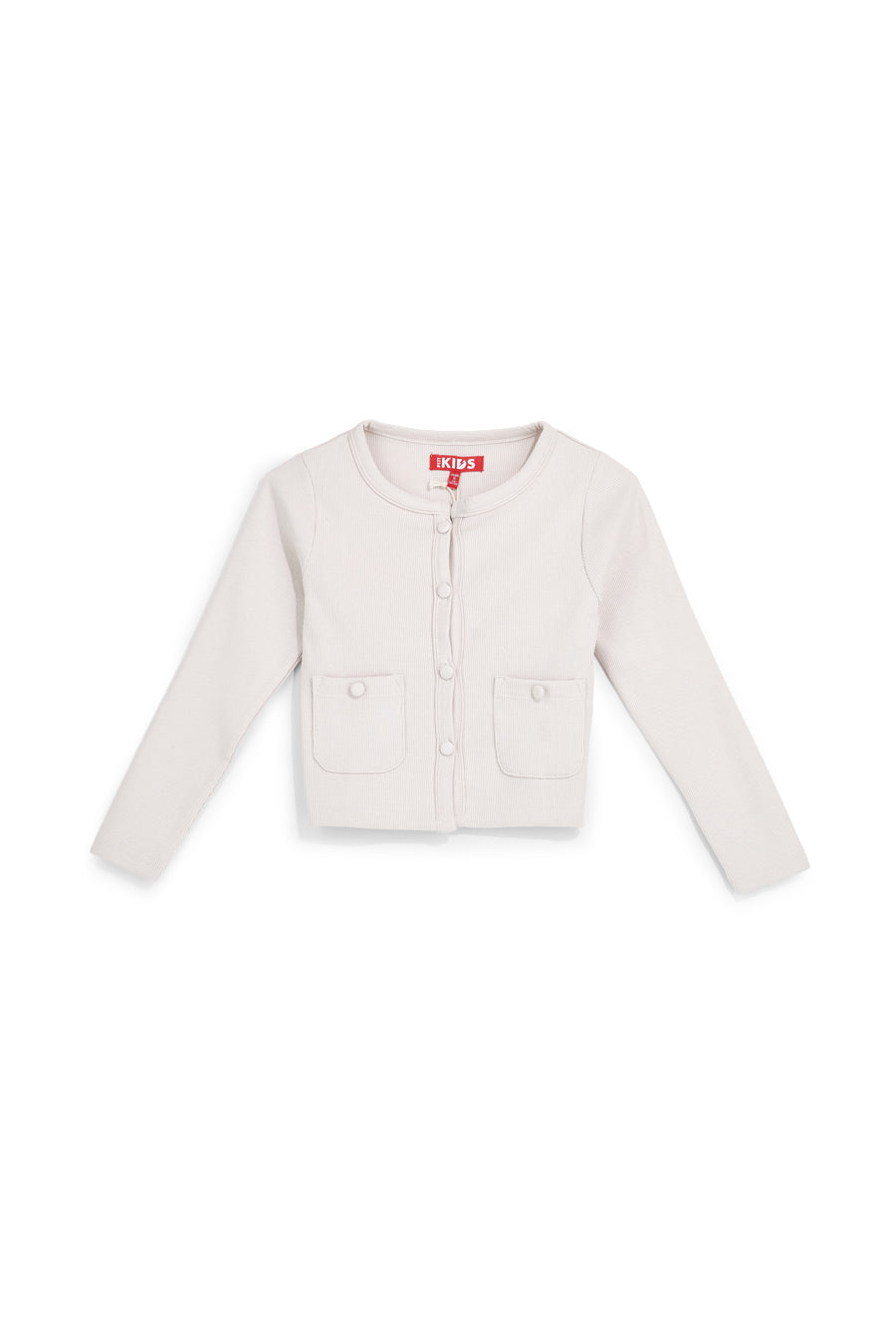Cardigan beige in cotone con bottoni Pitt kids Pt-g-f-9055