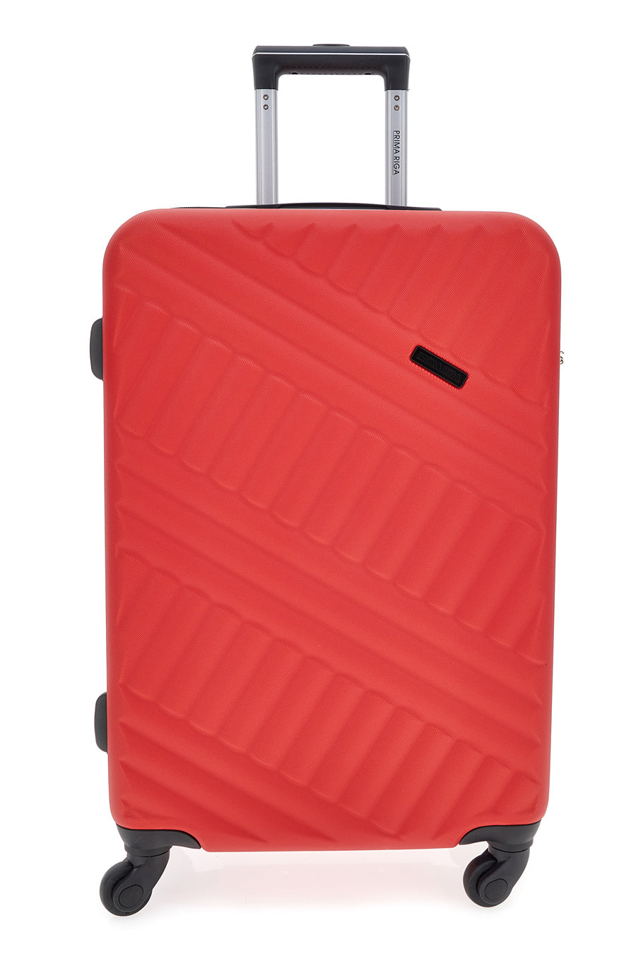Trolley rosso rigido con ruote piroettanti Prima Riga PR162/P