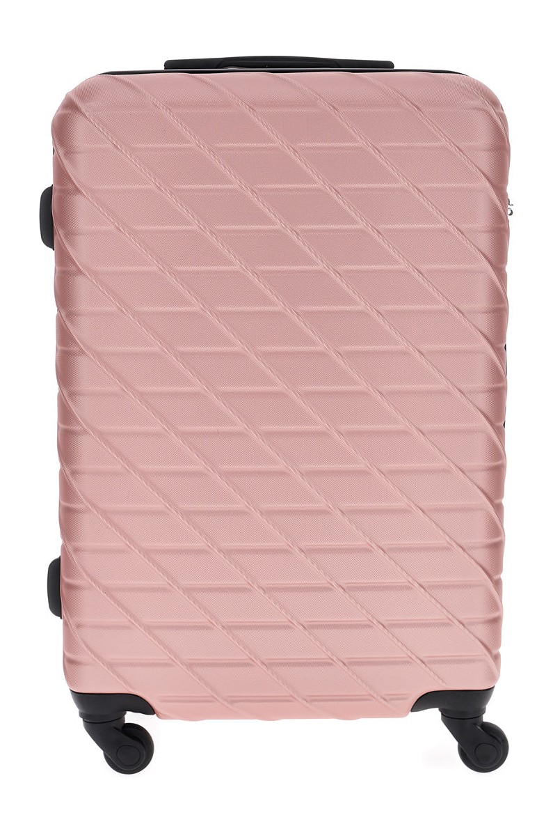 Trolley piccolo rose gold rigido con 4 ruote Prima riga PR157/P