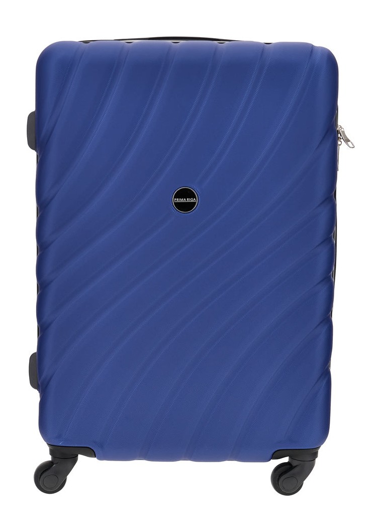 Trolley rigido piccolo blu con ruote girevoli Prima riga PR185/P