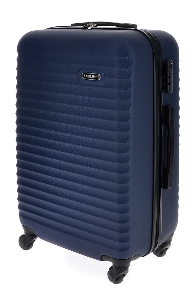 Trolley medio blu rigido Prima riga Pr194/M