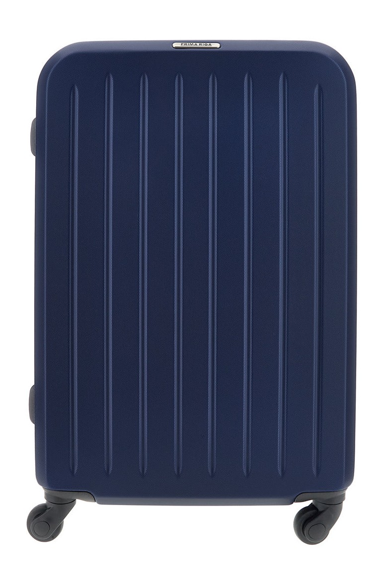 Valigia Trolley grande blu navy rigido Prima riga PR201/G