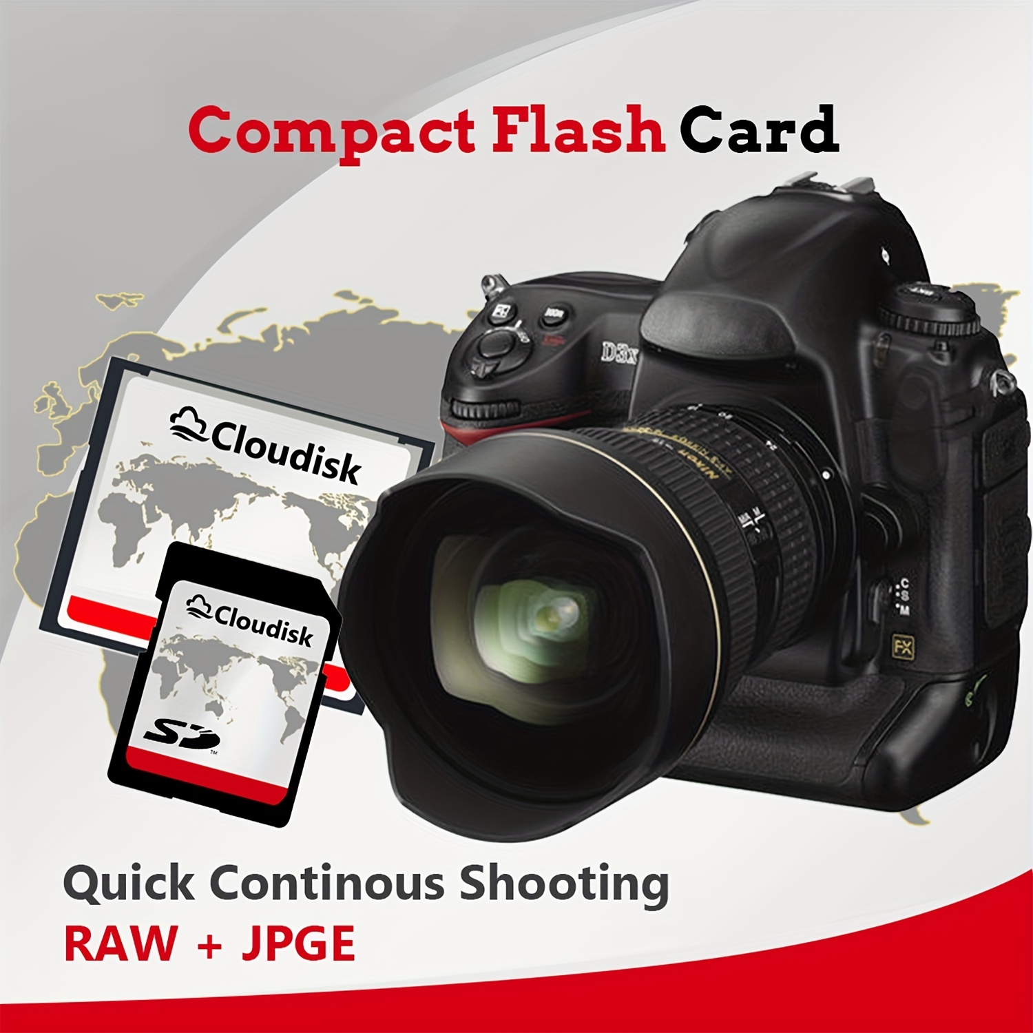 loudisk Scheda di Memoria CF 2.0 1.0 per Fotocamere SLR o…
