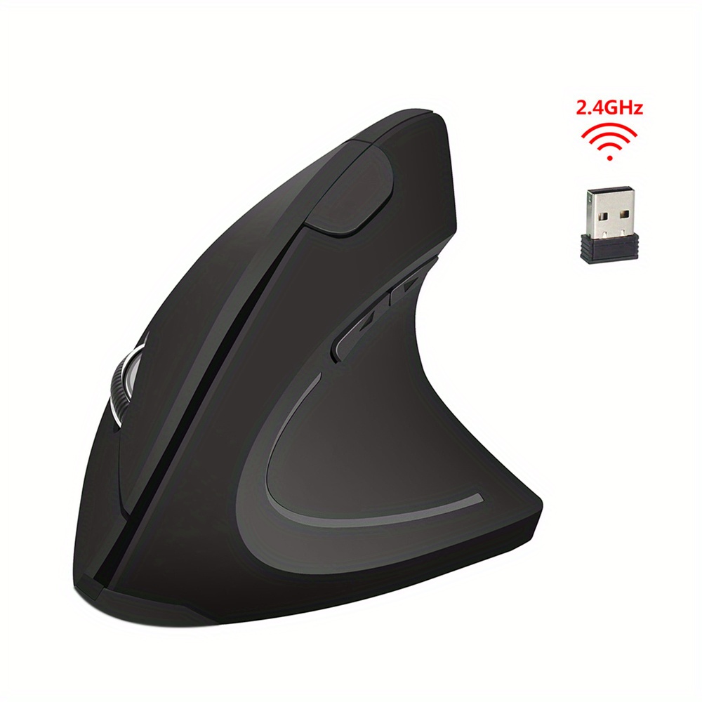 Mouse Verticale Quinta Generazione | Ottico Wireless 2.4GHz, 6…