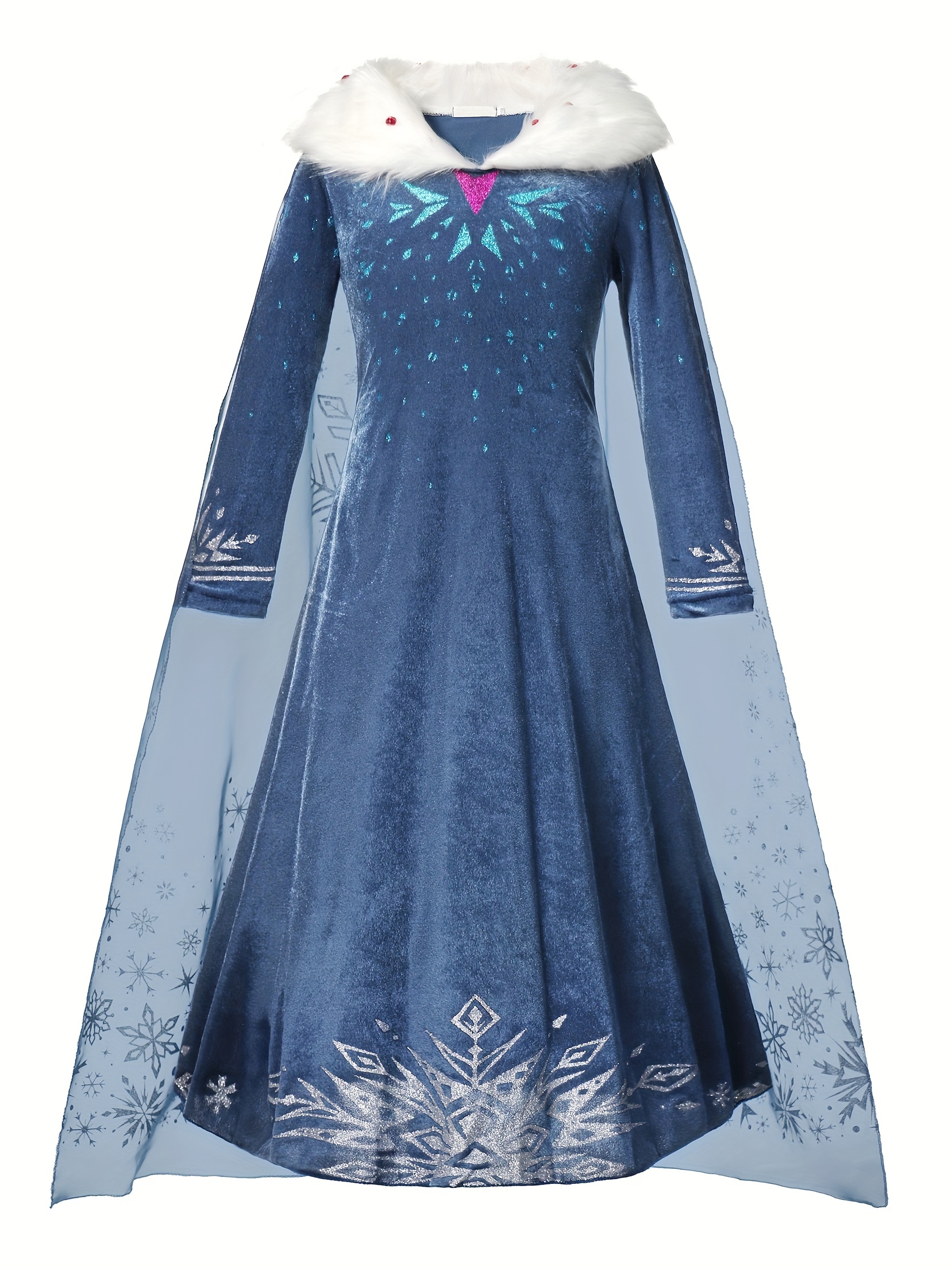 Costume Principessa delle Nevi per Ragazze, Vestito Elegante da…