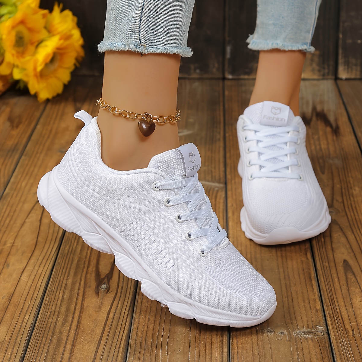Scarpe da Ginnastica Casual Donna con Allacciatura Frontale…