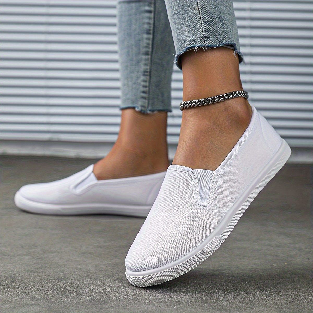 Scarpe da Ginnastica Basse Bianche per Donna - Sneakers Casual…