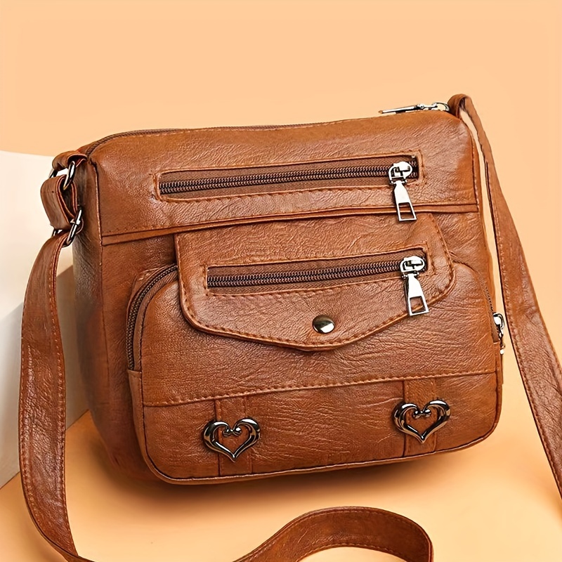 Borsa da donna morbida, borsa a tracolla casual e alla moda per…