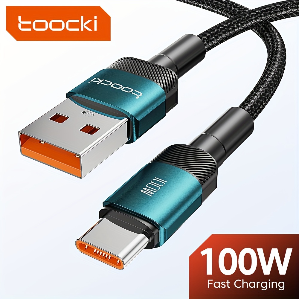 Cavo USB Type-C Toocki 6A 100W per Huawei Honor, caricatore a…