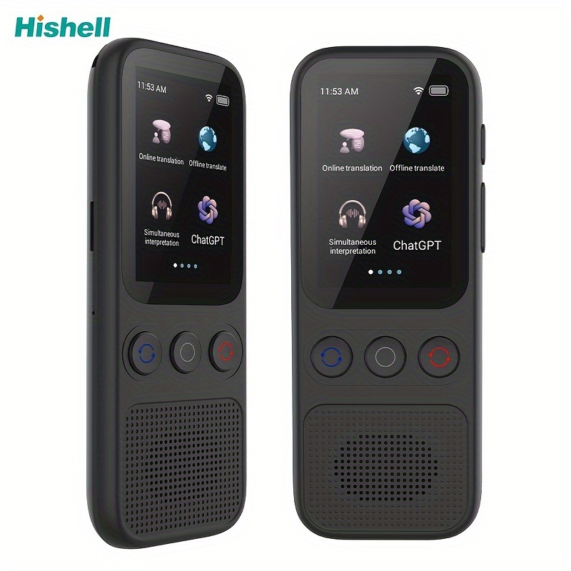 Dispositivo traduttore portatile Hishell con traduzione vocale…