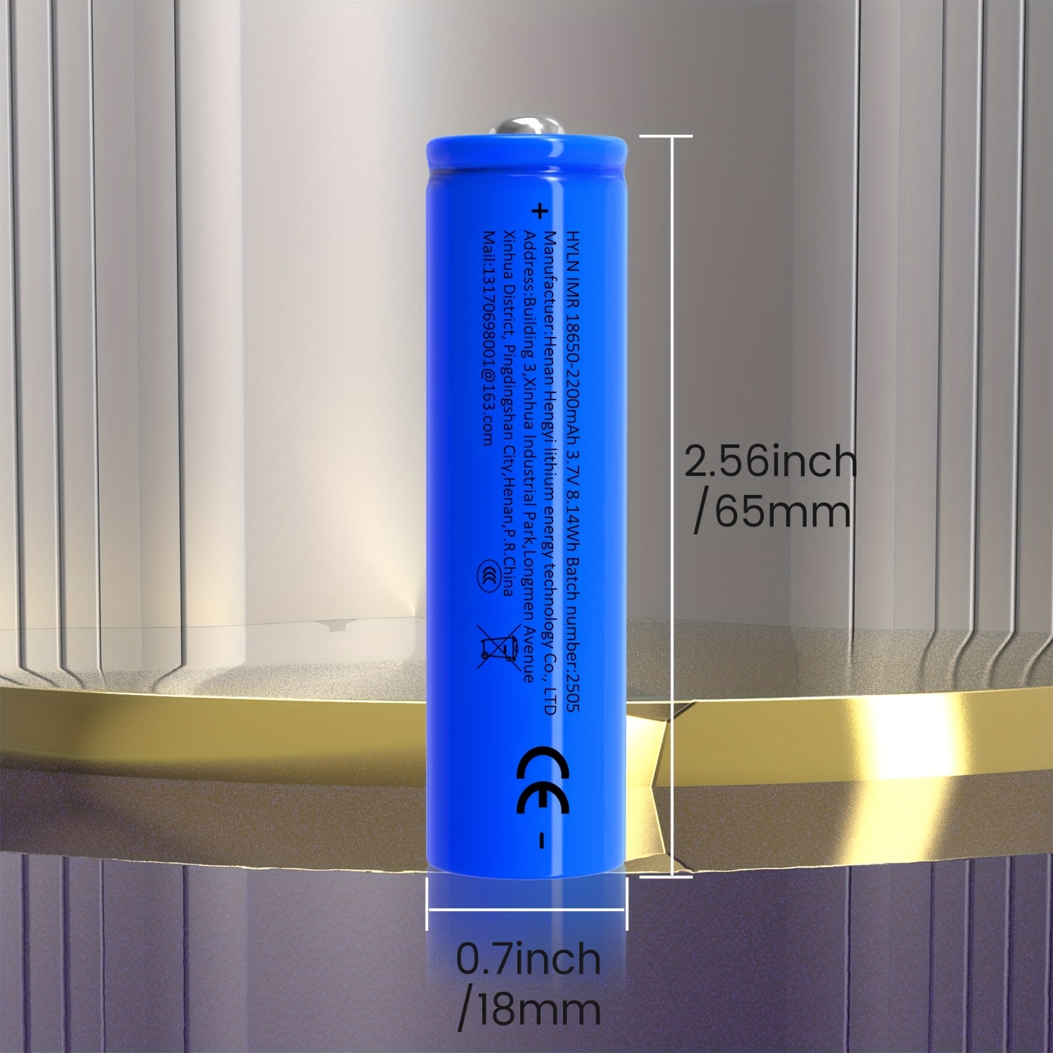 1/2/4 pezzi Batteria 18650 Ricaricabile Batteria 3.7V, Adatta…