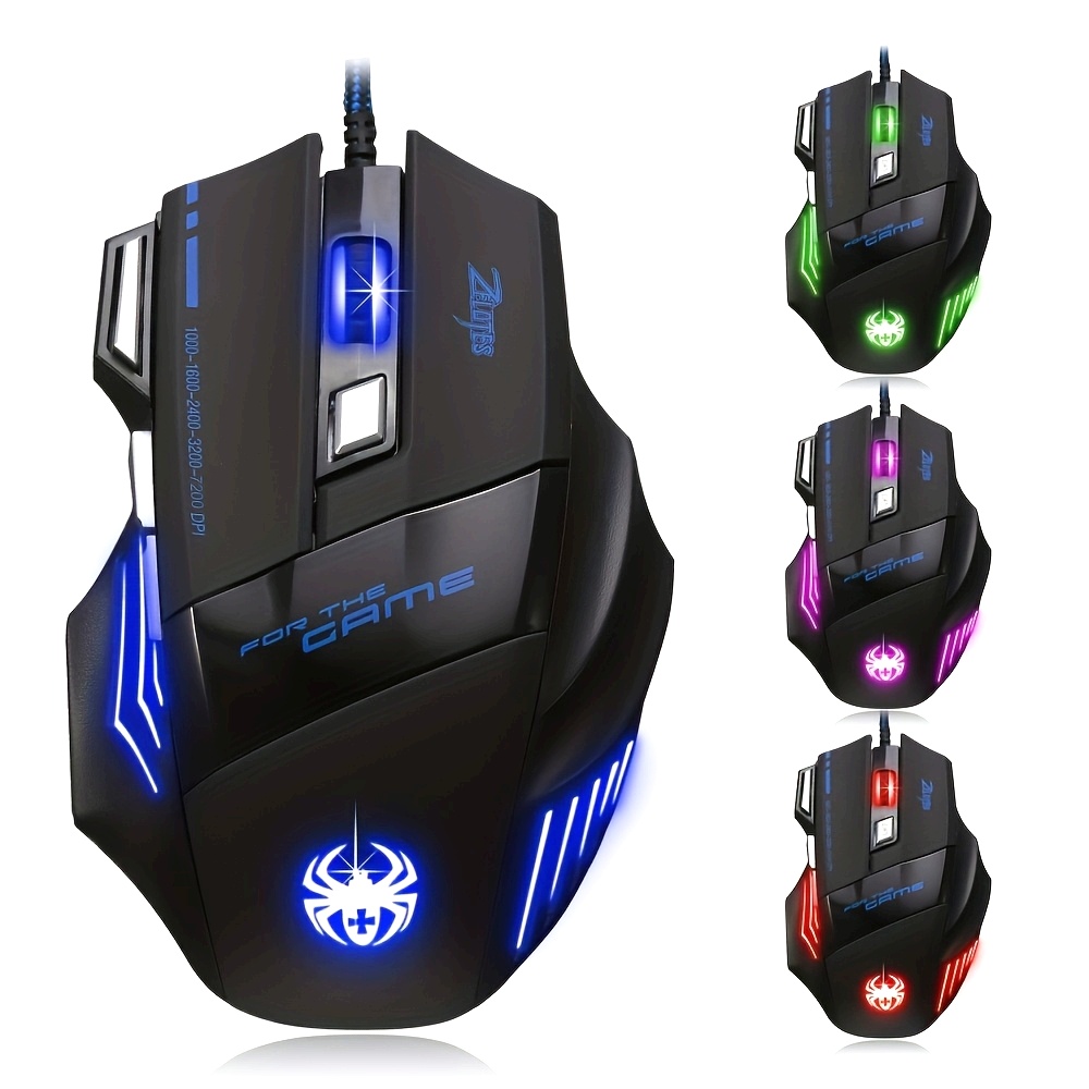 Il mouse da gaming cablato Zelotes T-80 presenta un design…