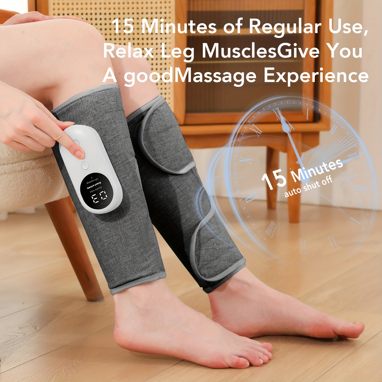 1 pz Massaggiatore Elettrico Riscaldato per Gambe, Massaggiatore…