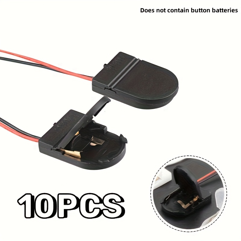 10pezzo Custodia per Batteria a Singola Fessura con Interruttore…