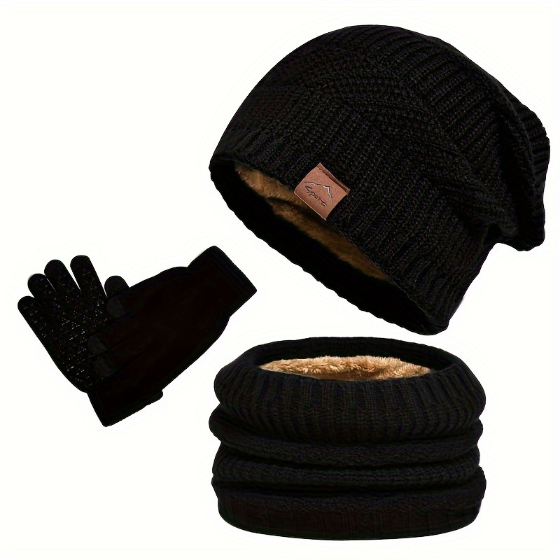 Set da 3 pezzi 9606 invernale: cappello caldo, sciarpa e…