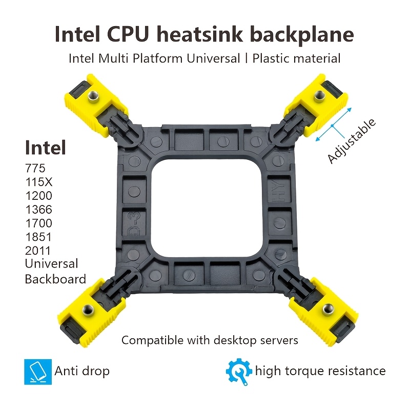 Piastra di supporto posteriore per dissipatore di calore CPU…